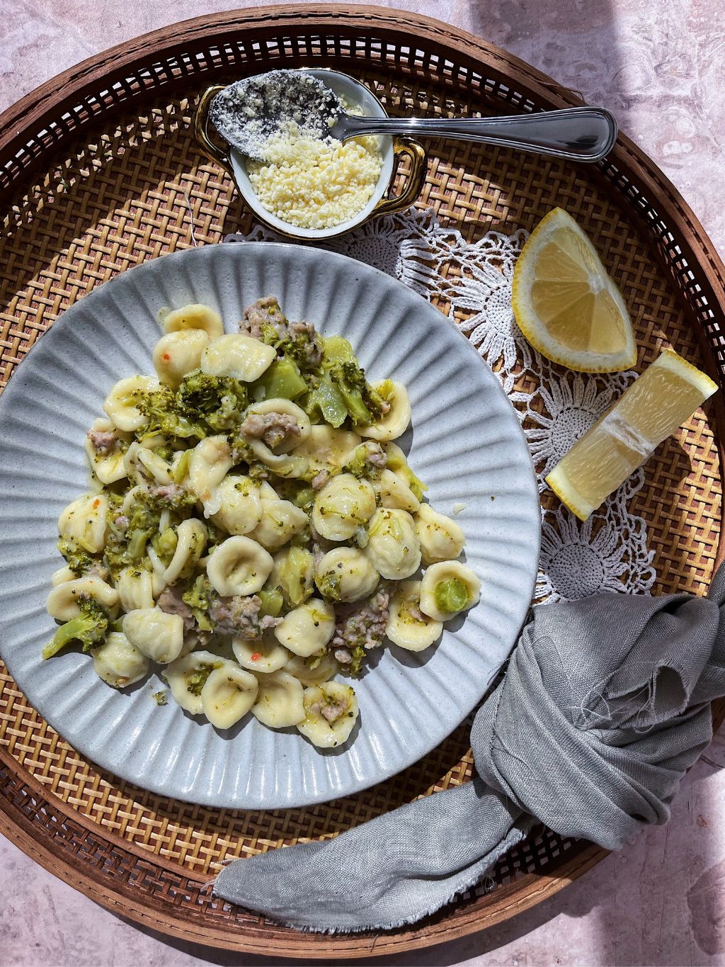 Italian Sausage & broccoli Orecchiette