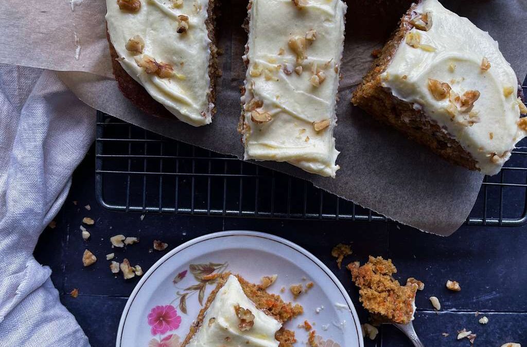 Carrot Sheet Cake with Cream Cheese Icing