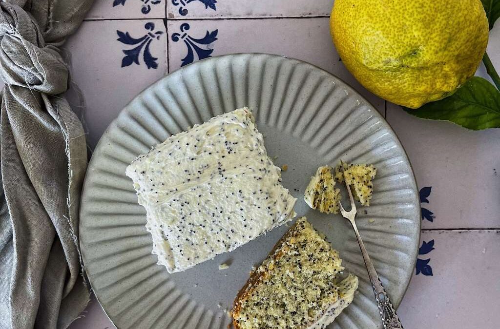 Lemon & Poppyseed Sheet Cake